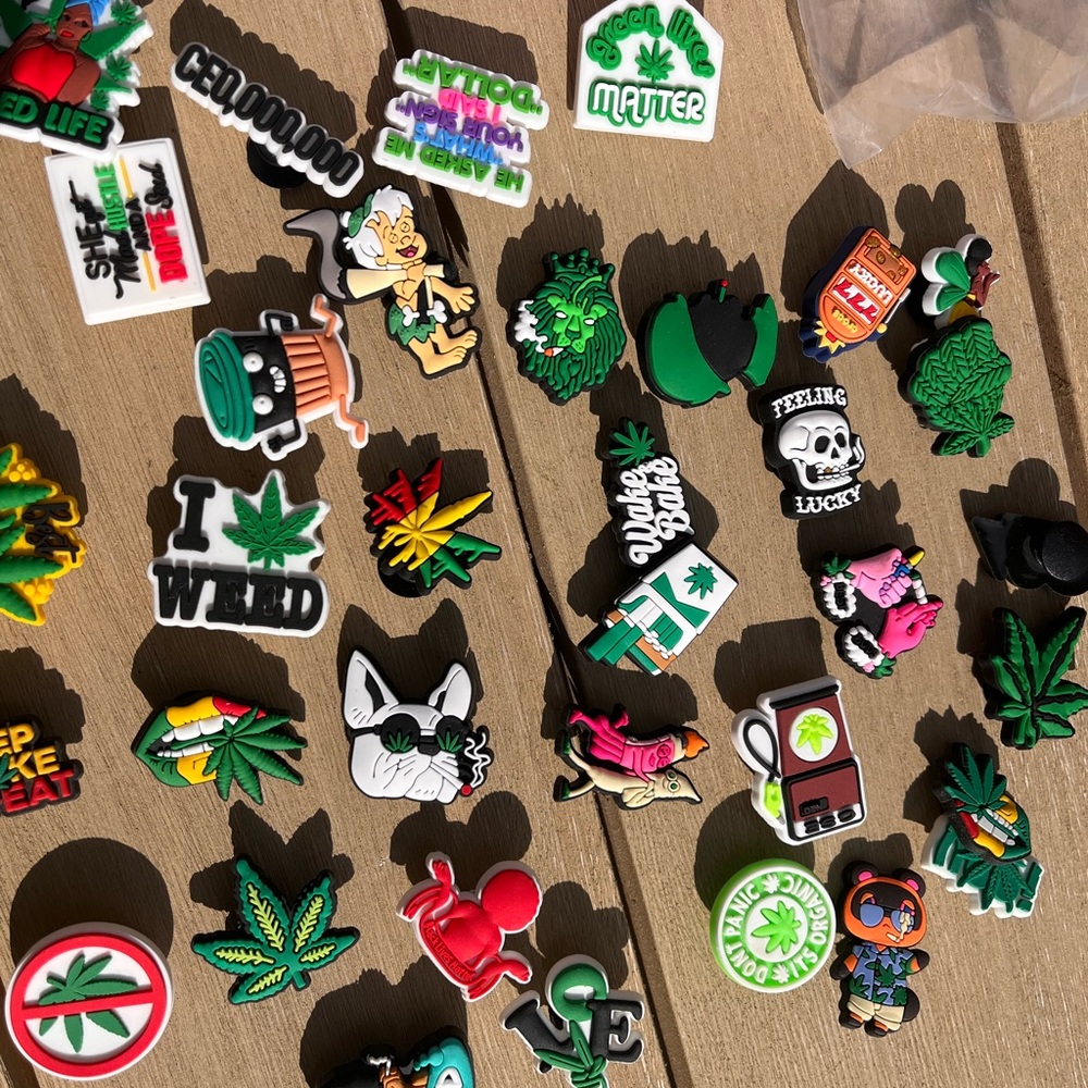 36 Hemp Crocs Charms